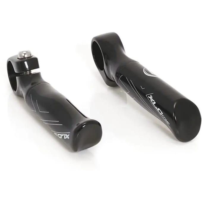 XLC Comp BE-A10 Bar Ends - Handvatten Fiets - 110mm - Zwart