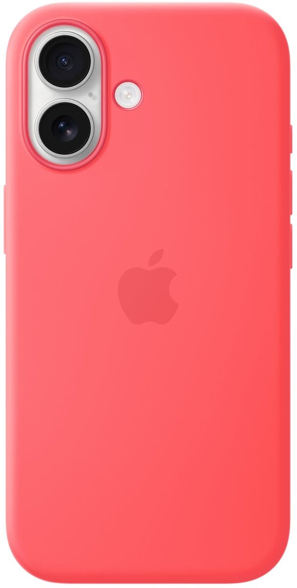 Apple Siliconenhoesje met MagSafe voor de Apple iPhone 17 - Bright Guava