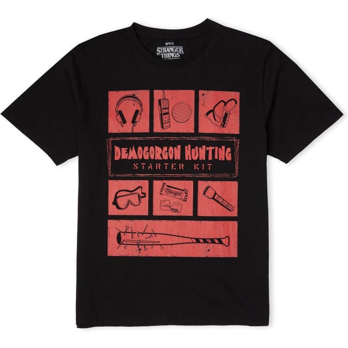 Stranger Things Demogorgon Hunter Men's T-Shirt - Black - S