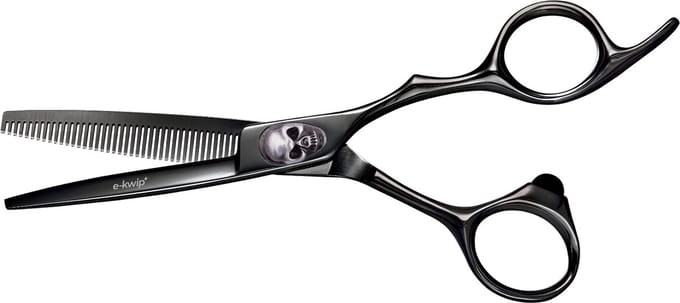 E-Kwip PLUS Primus Coupeschaar Skull Black Titanium 5,5inch