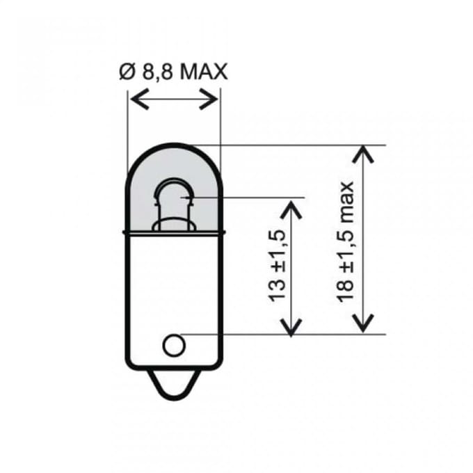 Ampoule Osram pour Moto Honda 600 CBF N ABS PC38 PC43 2004 à 2007 AV Neuf