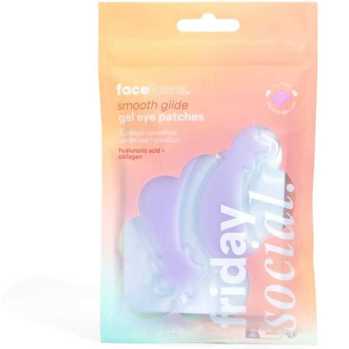 Face Facts Friday Social Smooth Glide Gel Eye Patches 4 paar