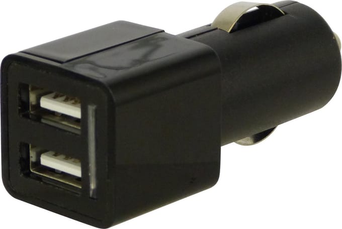 Carpoint 2-Weg USB aanstekerdoos