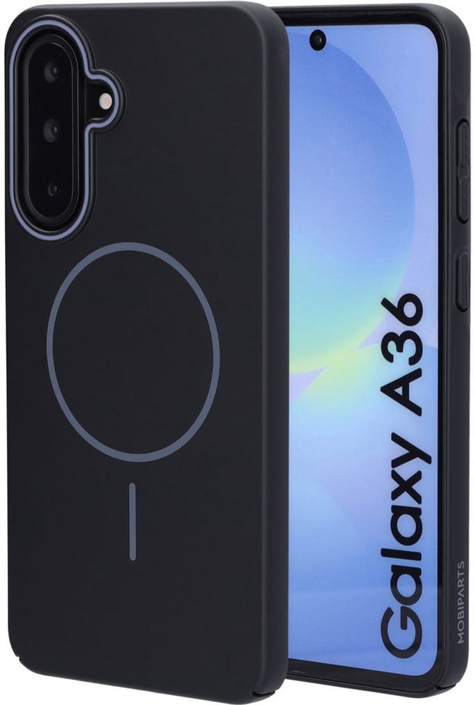Mobiparts Slim Line Case geschikt voor Samsung Galaxy A36 - MagSafe Onyx - Zwart