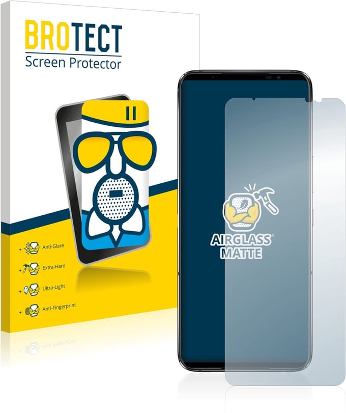 BROTECT - Screenprotector voor ASUS ROG Phone 6 - Folie Beschermfolie Beschermglas matte