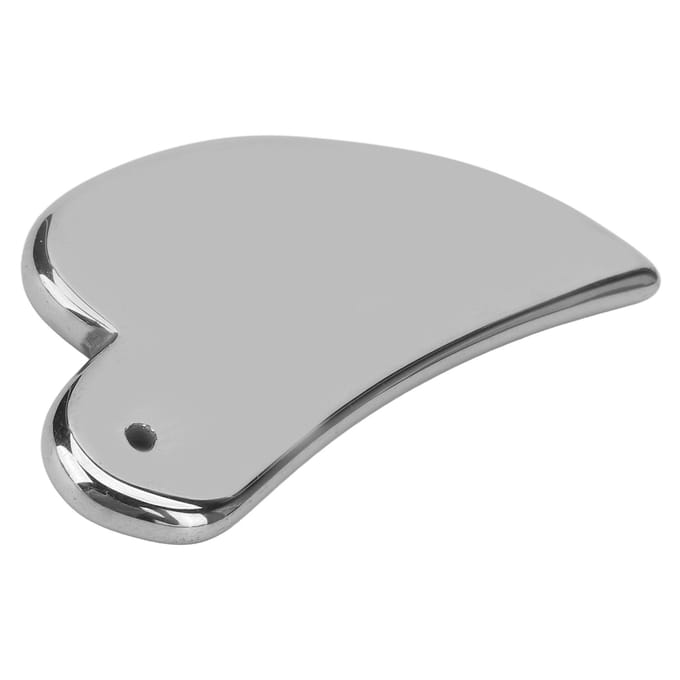 Pendentif Gua Sha en térahertz, mini-pierre énergétique de drainage lymphatique massante white