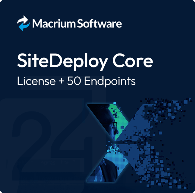 Macrium SiteDeploy Core License + 50 Endpoints 1 Jaar