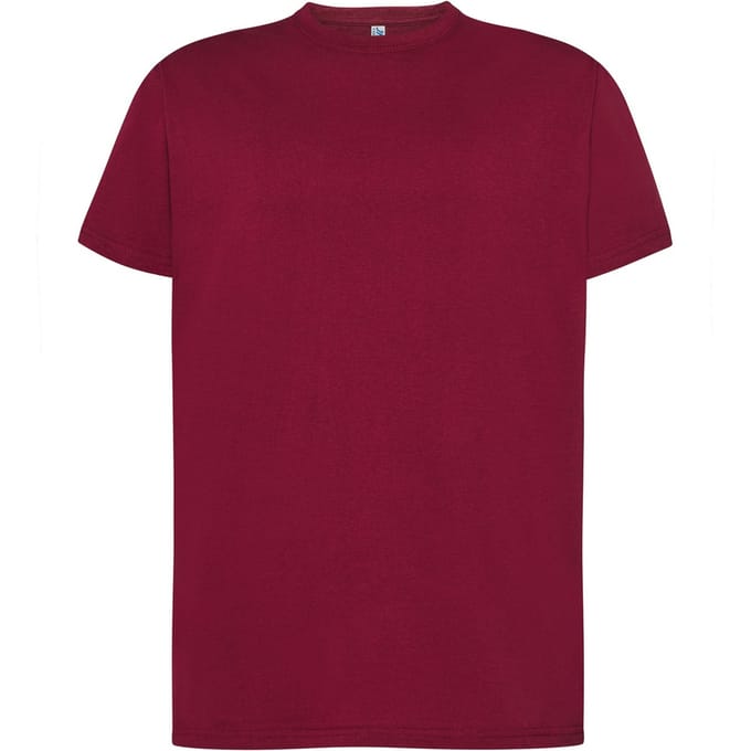 JHK Heren Normaal T-Shirt (Bourgondië)