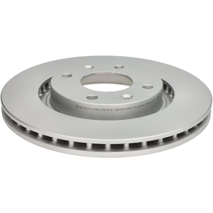 Remschijf BOSCH 0 986 478 618 voorkant, geventileerd, 1 Stuk