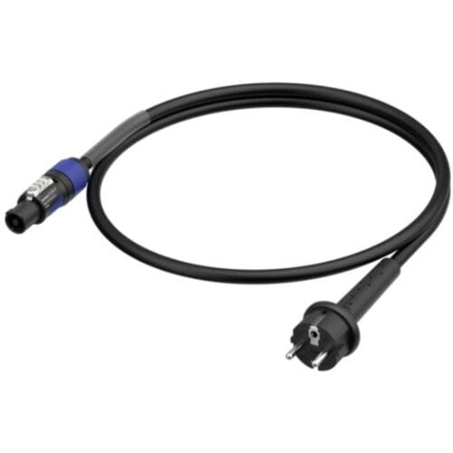 Neutrik 1036412 Aansluitkabel Stroom Zwart 1.5 m