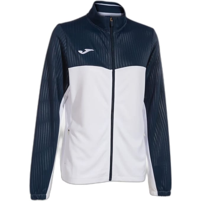 Joma Montreal Sweatshirt Met Rits Wit,Blauw S Vrouw