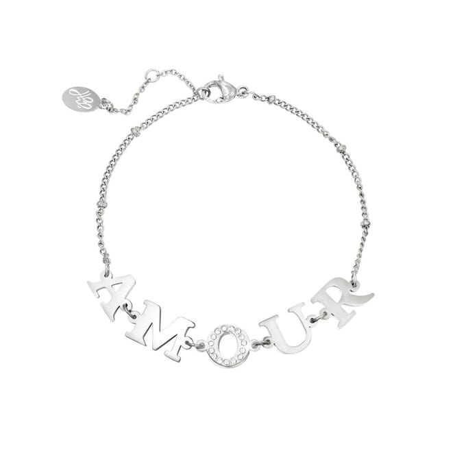 Armband Amour - Zilver - Armband Yehwang