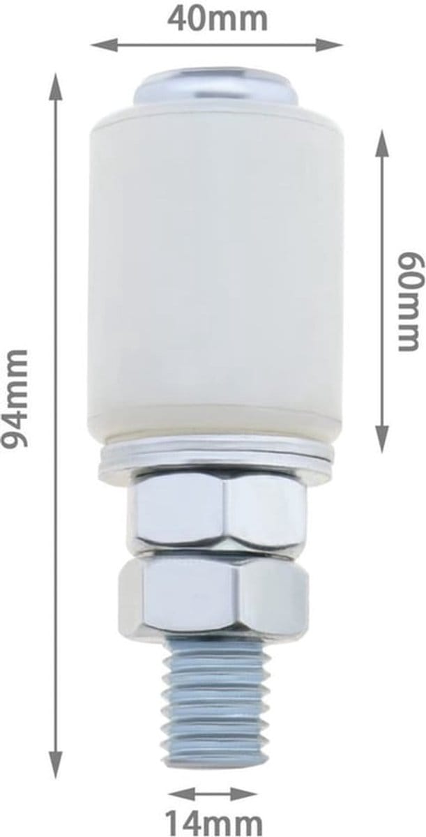 Schuifdeur Roller - Nylon Rollers - Duurzaam en Flexibel - 40 mm x 60 mm - Deur Accessoires - Geschikt voor Garage Deuren