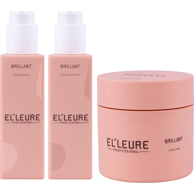 Elleure Brillant Kleur 1-2-3 haircare routine pakket