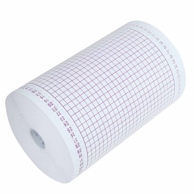 100 stuks rol Rode ponskaart 24 steken Breimachine Onderdelen Accessoires white