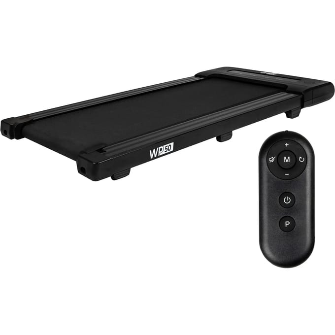 VirtuFit WP50 Walkingpad - Tot 8 km/u - 6 Programma's - Met Afstandbediening en Transportwielen - Ingebouwde Bluetooth Speaker - Max. 100 kg - Loopband
