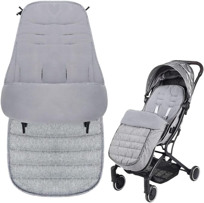 Voetenzak Buggy - Kinderwagen Wiegdeken - Universeel - Grijs