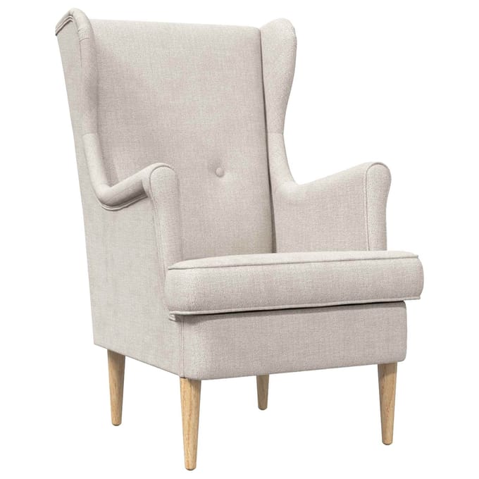 vidaXL - Fauteuil - Crèmekleurig - ARES