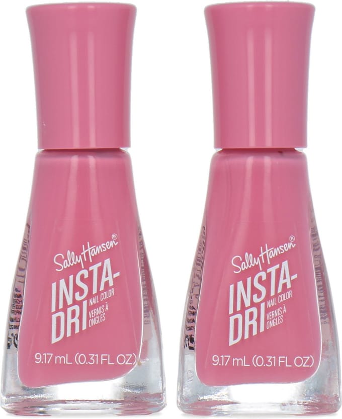 Sally Hansen Insta-Dri Nagellak - 275 Rapid Rose (set van 2)