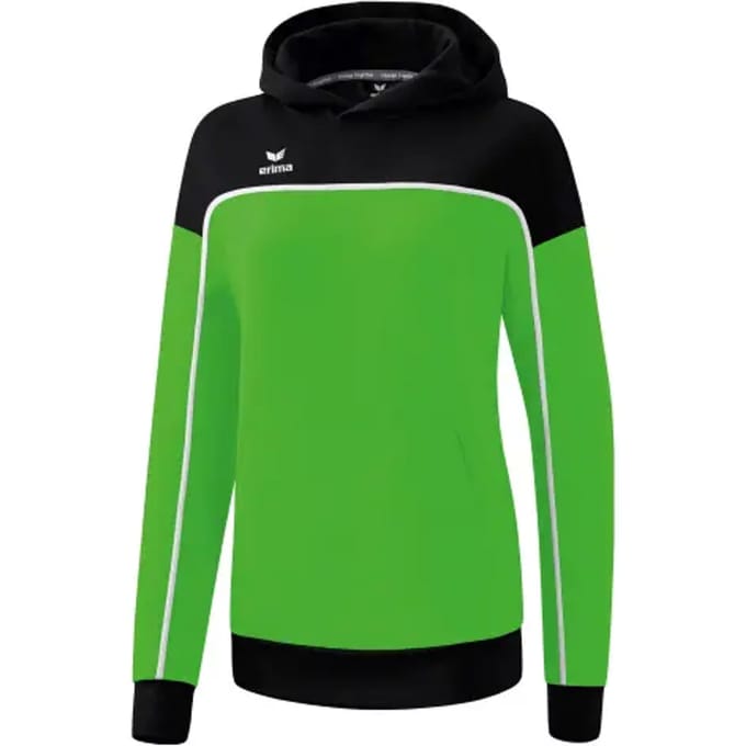 Erima Change Sweatshirt Met Capuchon Dames - Wit / Zwart / Green | Maat: 40