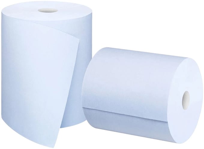 Satino HiCycle Poetsrol | Blauw | 3 laags | 350 meter | 319210