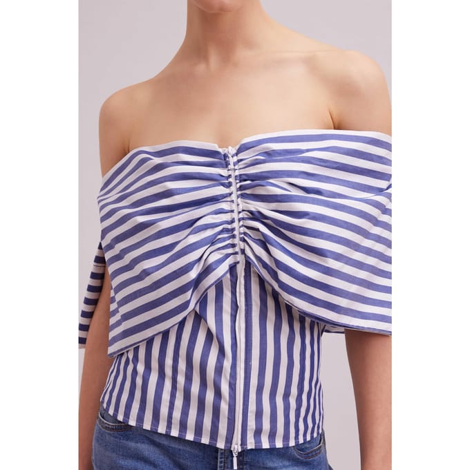 Anne Fontaine Chevalet Denim Blue Taglia: 42 | Magliette intime Outlet | Donna | Blu