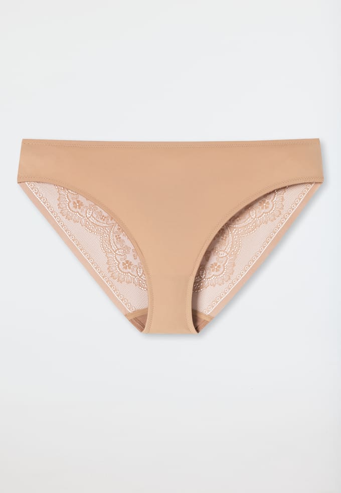 Slip van microvezelstof met kant, maple - Invisible Lace 38