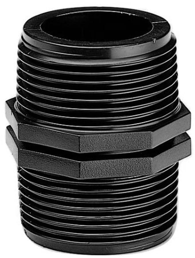 Ubbink - Dubbele nippel 2x buitenschroefdraad 1/2 inch x 1/2 inch