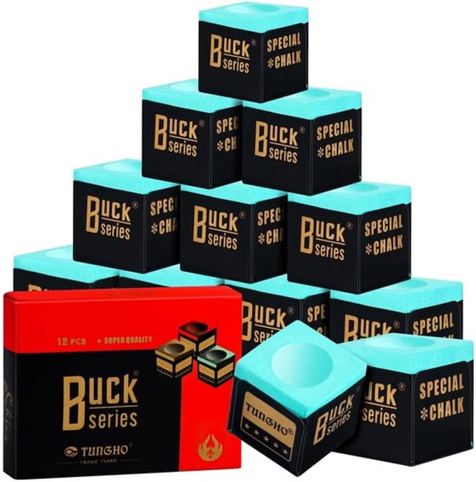 Professioneel billiard krijt - NTHProducts, 12 stukken