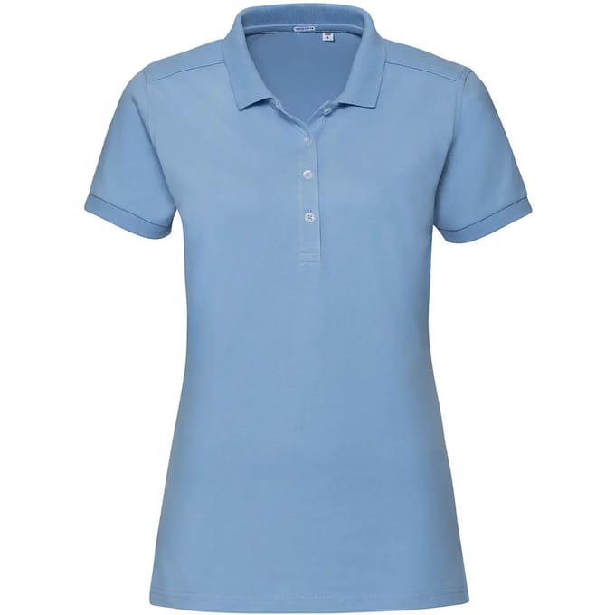Damespolo Russell Athletic Fitted Stretch