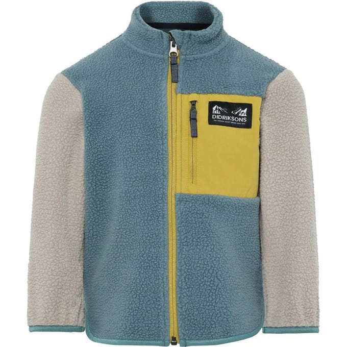Didriksons Anten, fleecejack, junior, blauw
