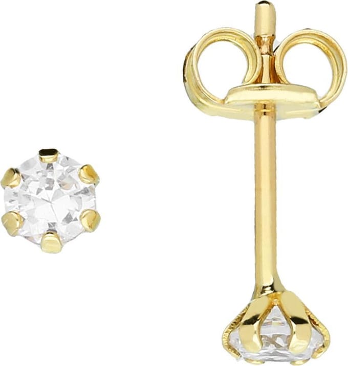 Glow 206.2022.03 - Oorknoppen - Goud - Goudkleurig - 3mm