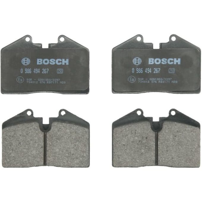 Remblokset BOSCH 0 986 494 267, voorkant, achter