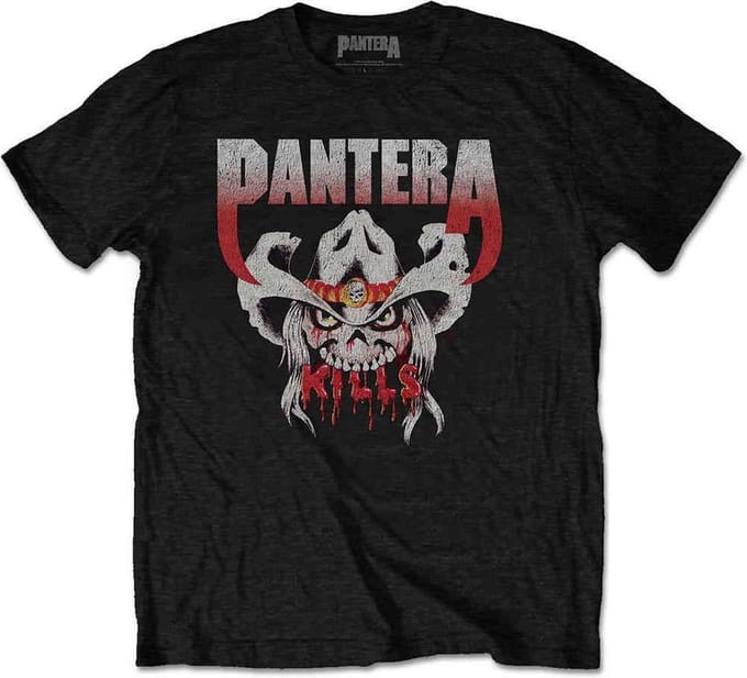 Pantera - Kills Tour 1990 Heren T-shirt - L - Zwart