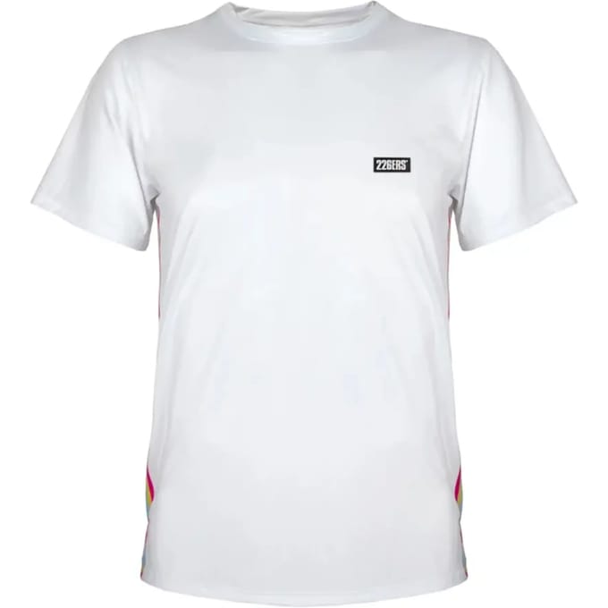 226ers Side Slim Flag T-shirt Met Korte Mouwen Wit L Man,Vrouw