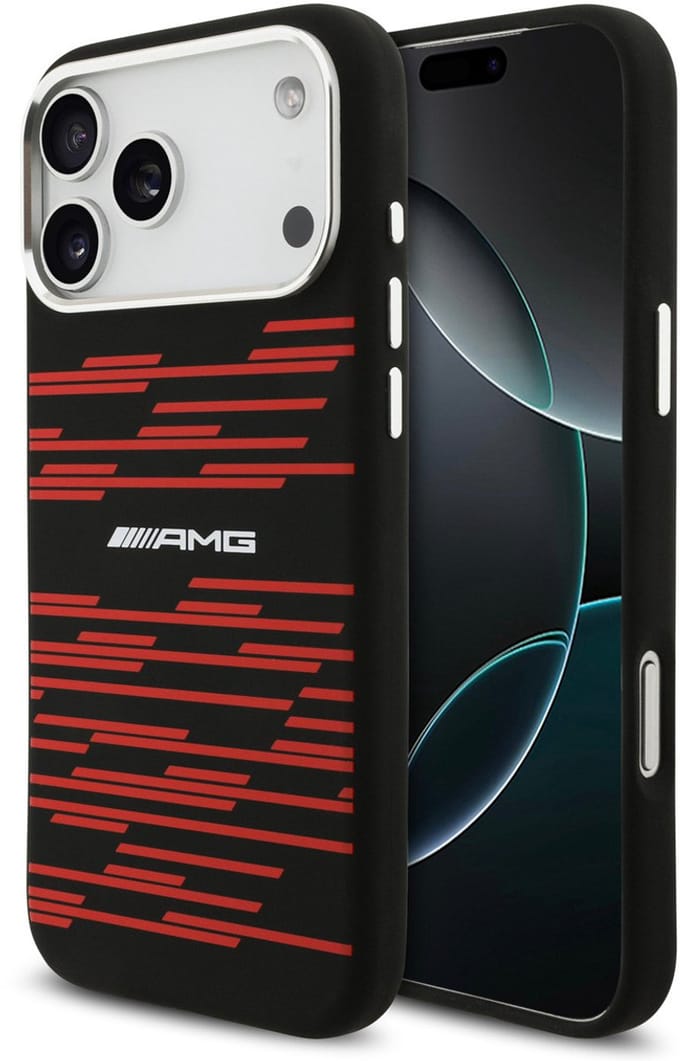 AMG Back Cover - iPhone 17 Pro Max - Zwart - Magsafe - Schokbestendig ontwerp