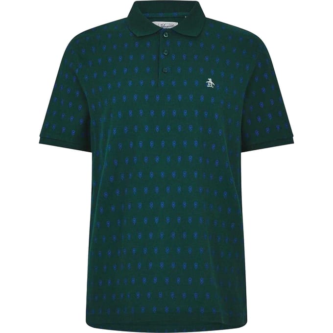 Original Penguin Heren Minimal Regelmatig Poloshirt (Bug juni)
