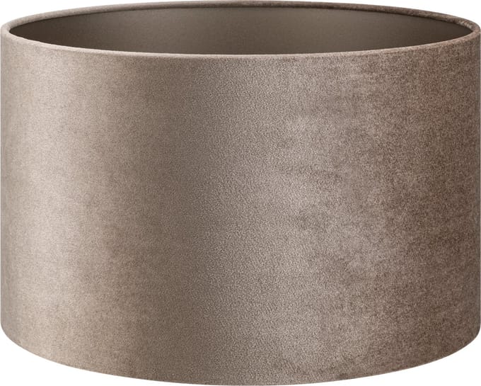 Lampenkap Cilinder - 25x25x16cm - Fendi velours taupe