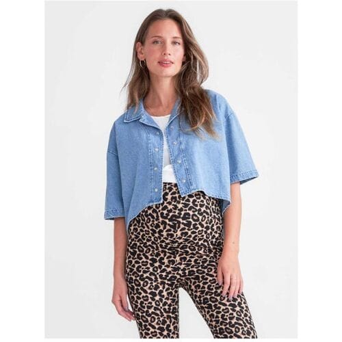 Prénatal zwangerschapstop Light Blue Denim M Dames