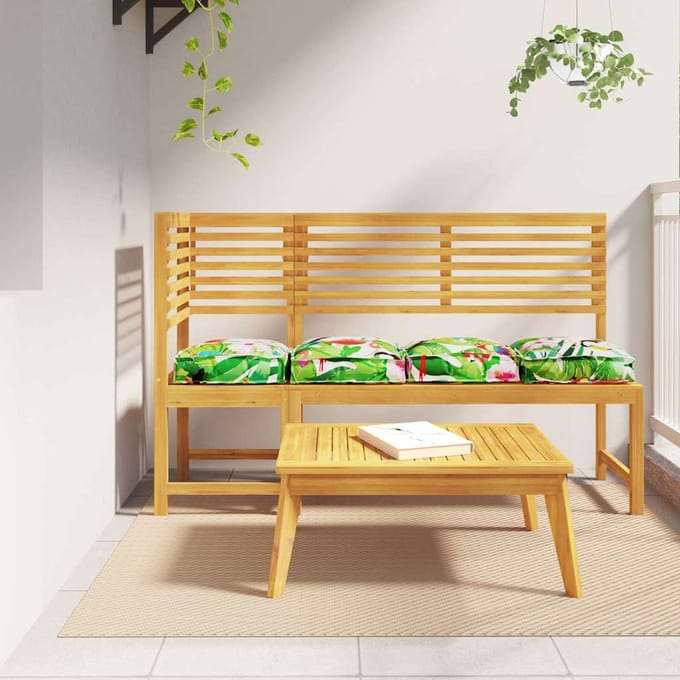 vidaXL Kussen 4 st Oxford Stof Multikleur 40 x 40 x 8 cm