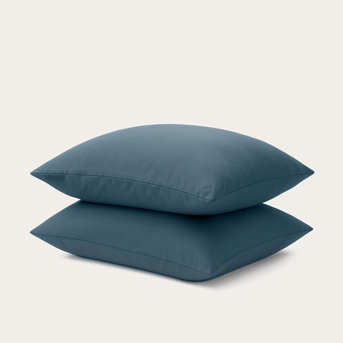 HappyBed Kussenslopen Bluestone 40x80 cm - Kussensloop set 2 stuks - 100% Microvezel - Ultieme slaapcomfort