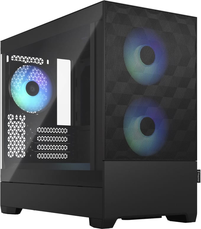 Fractal Design Pop Mini Air RGB - Black TG Clear Tint - Case - Miditower - Zwart