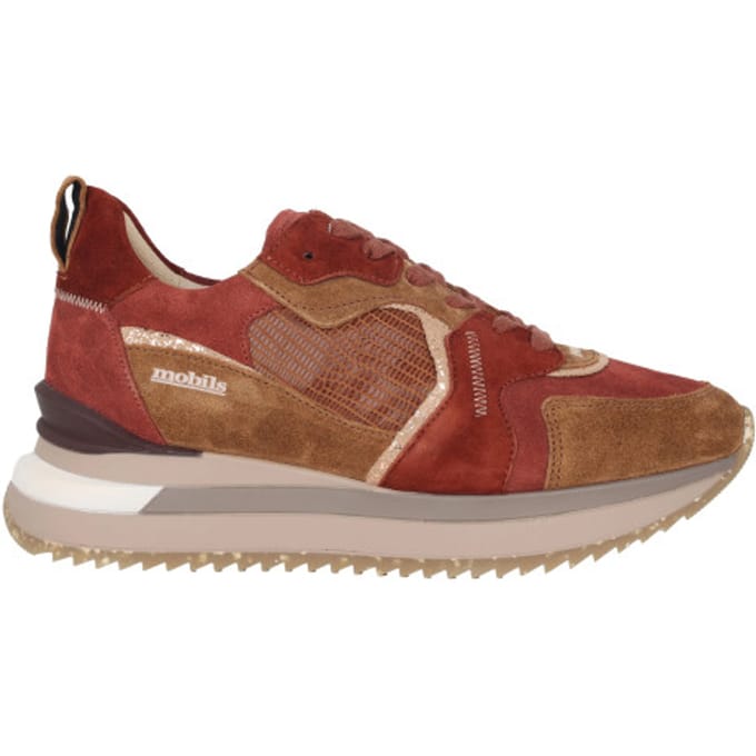 Mephisto Mobils Janel - dames sneaker - Bruin - maat 41 (EU) 7.5 (UK)