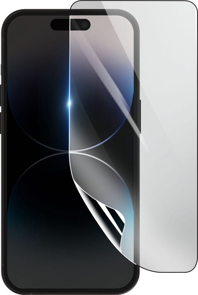 3mk, Geschikt voor iPhone 14 Pro, Schokbestendige Hydrogel Screenprotector, Transparant