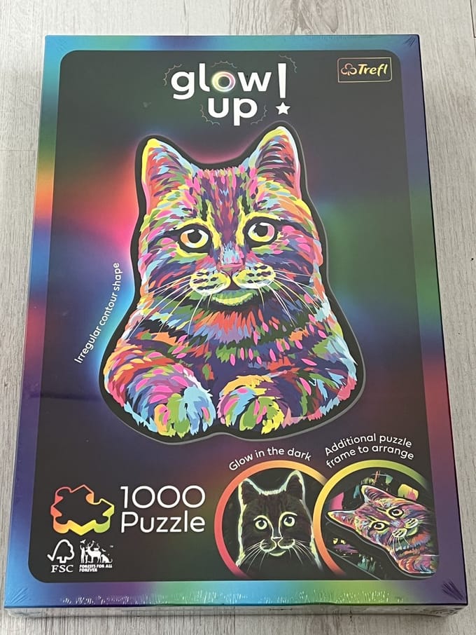 Glow-in-the-dark Puzzel Vos 1000 Stukjes