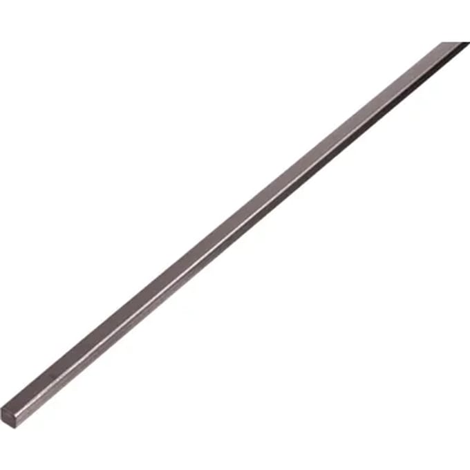 Alberts 432423 vierkante stang | staal | 1000 x 10 x 10 mm