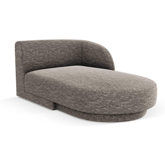 Chaise longue Miley rechts chenille | Micadoni Limited Edition