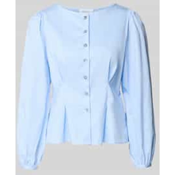 Getailleerde Blouse met Ronde hals