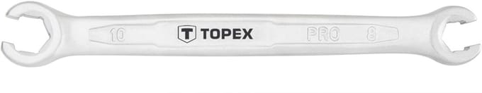 TOPEX - Ringsteeksleutel - 8 x 10 mm - Chroom-Vanadiumstaal