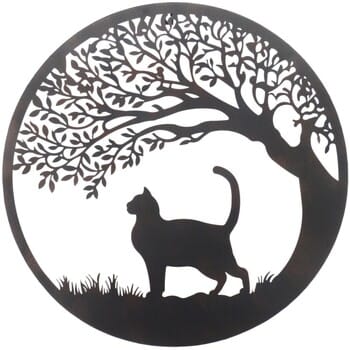 Beeldjes Signes Grimalt Parez-Boomornament Met Kat